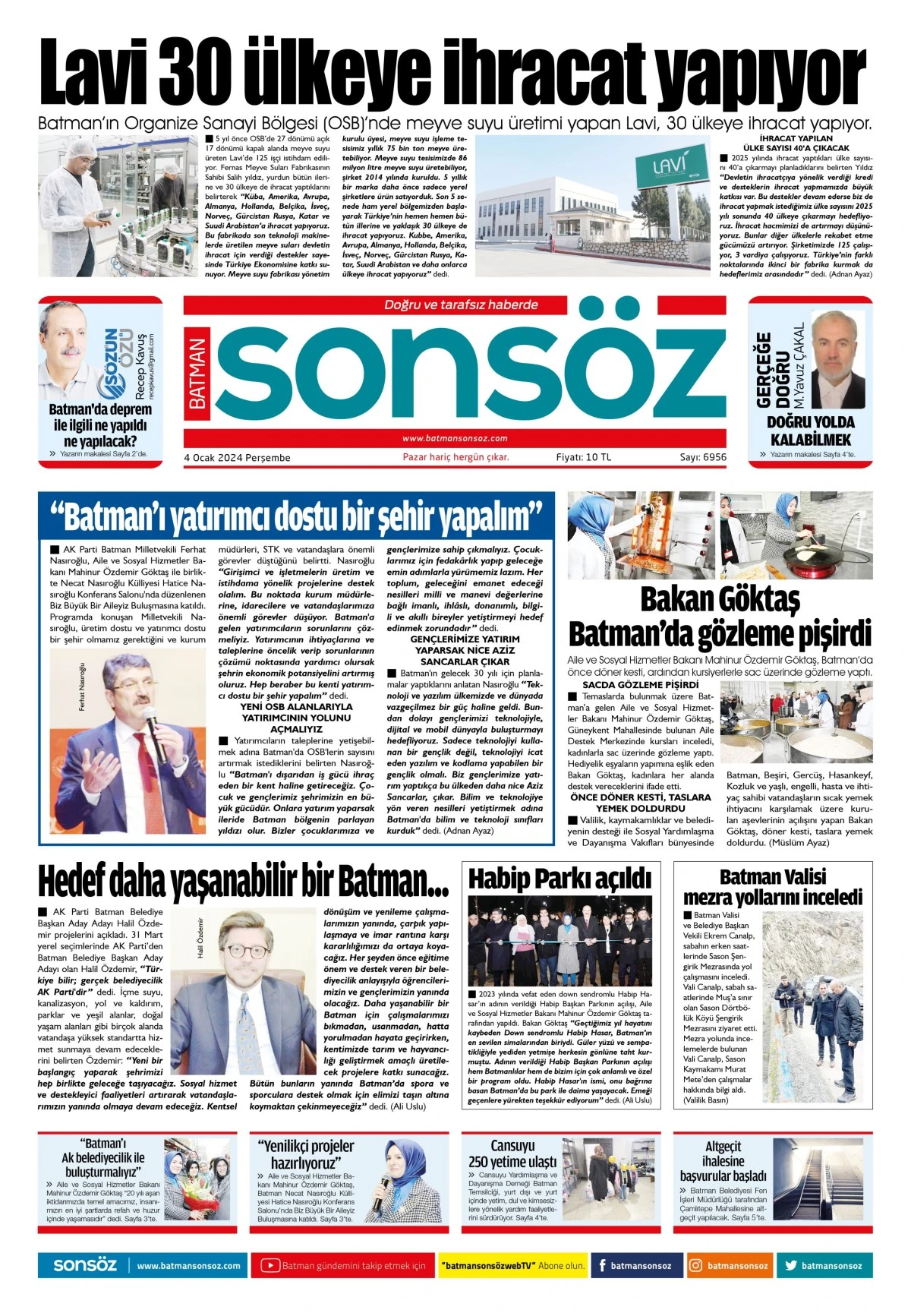 4 Ocak 2024 e-gazete