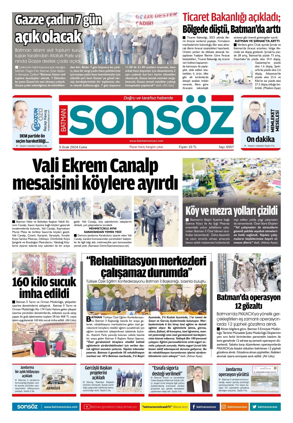 5 Ocak 2024 e-gazete