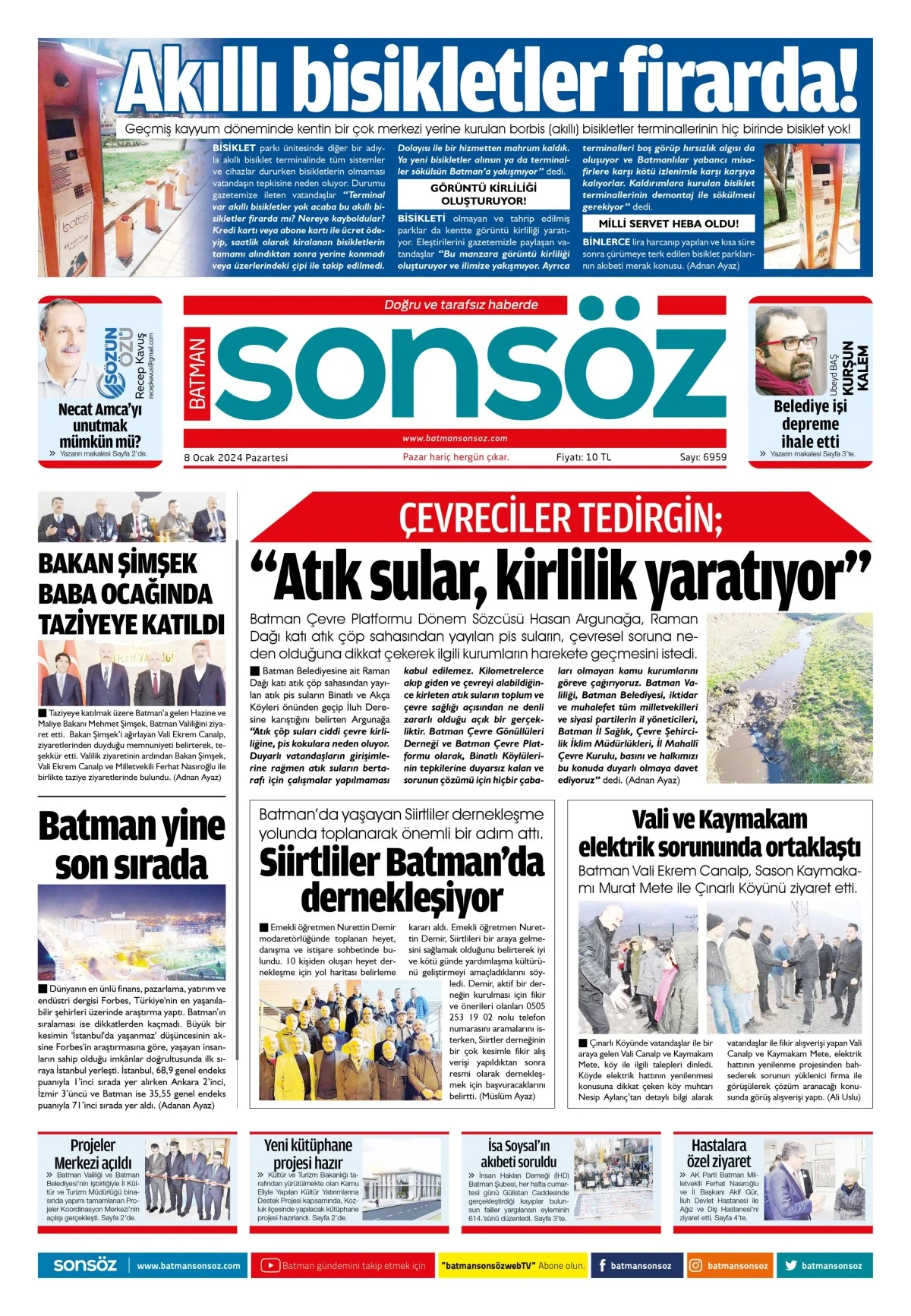 8 Ocak 2024 e-gazete