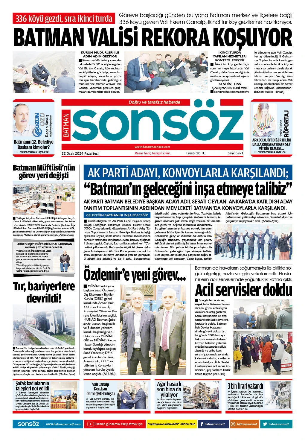 22 Ocak 2024 e-gazete