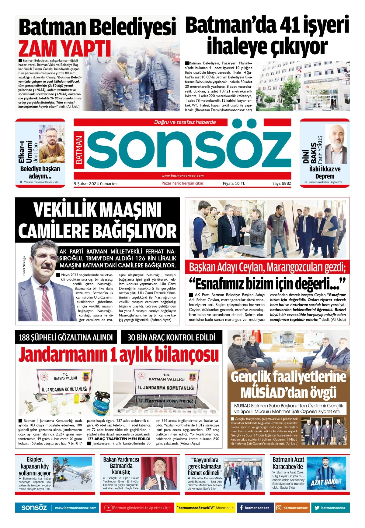 3 Şubat 2024 e-gazete