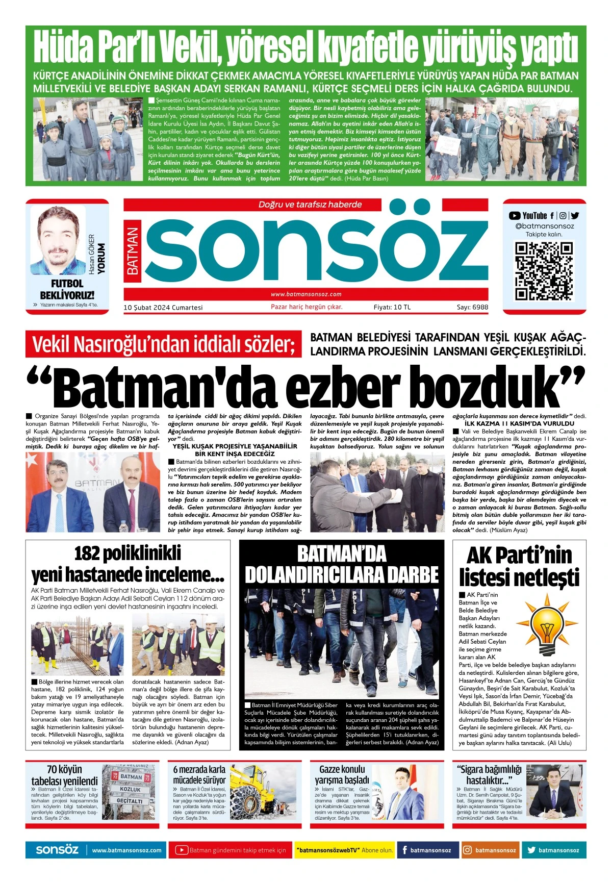 10 Şubat 2024 e-gazete