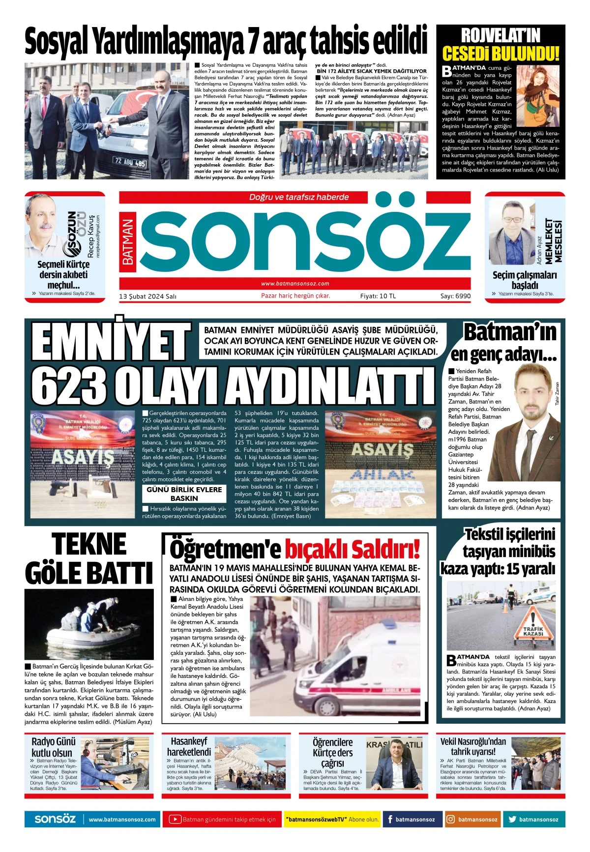 13 Şubat 2024 e-gazete