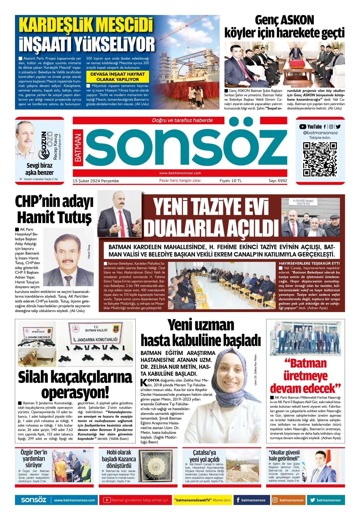 15 Şubat 2024 e-gazete