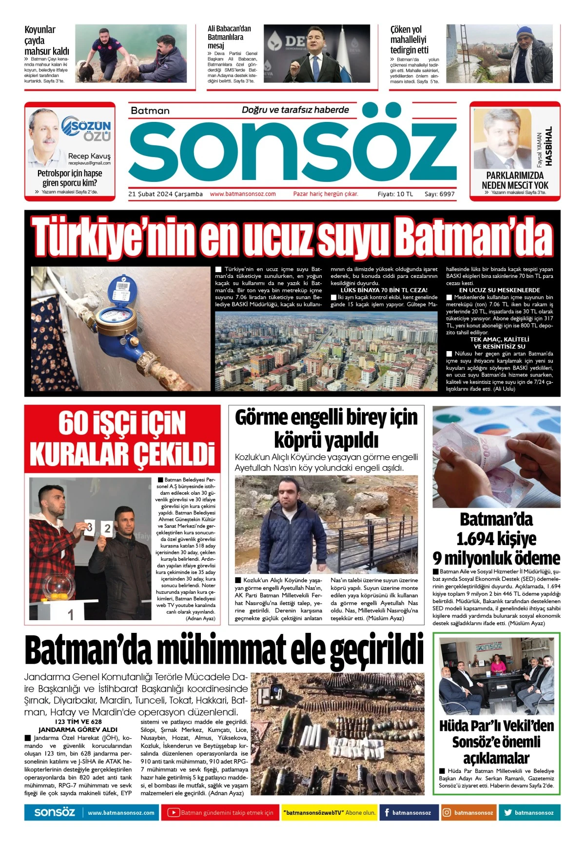21 Şubat 2024 e-gazete