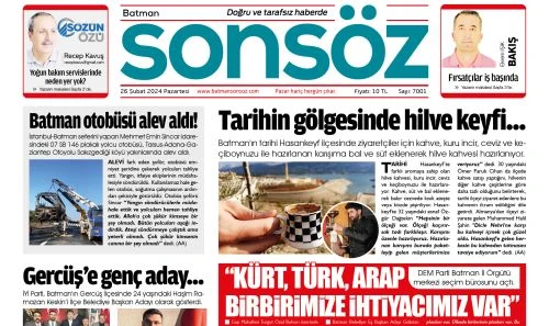 26 Şubat 2024 e-gazete