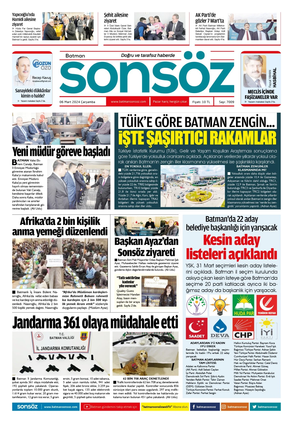6 Mart 2024 e-gazete