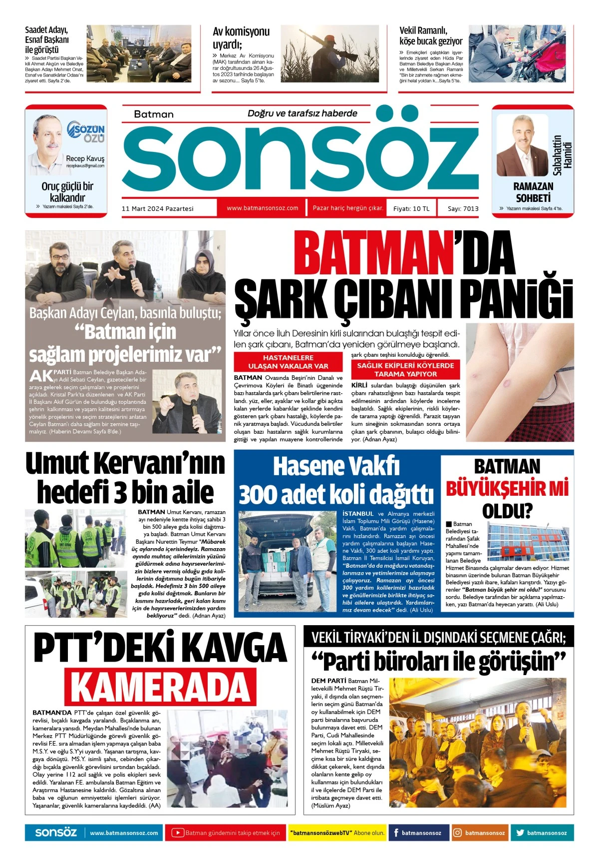 11 Mart 2024 e-gazete