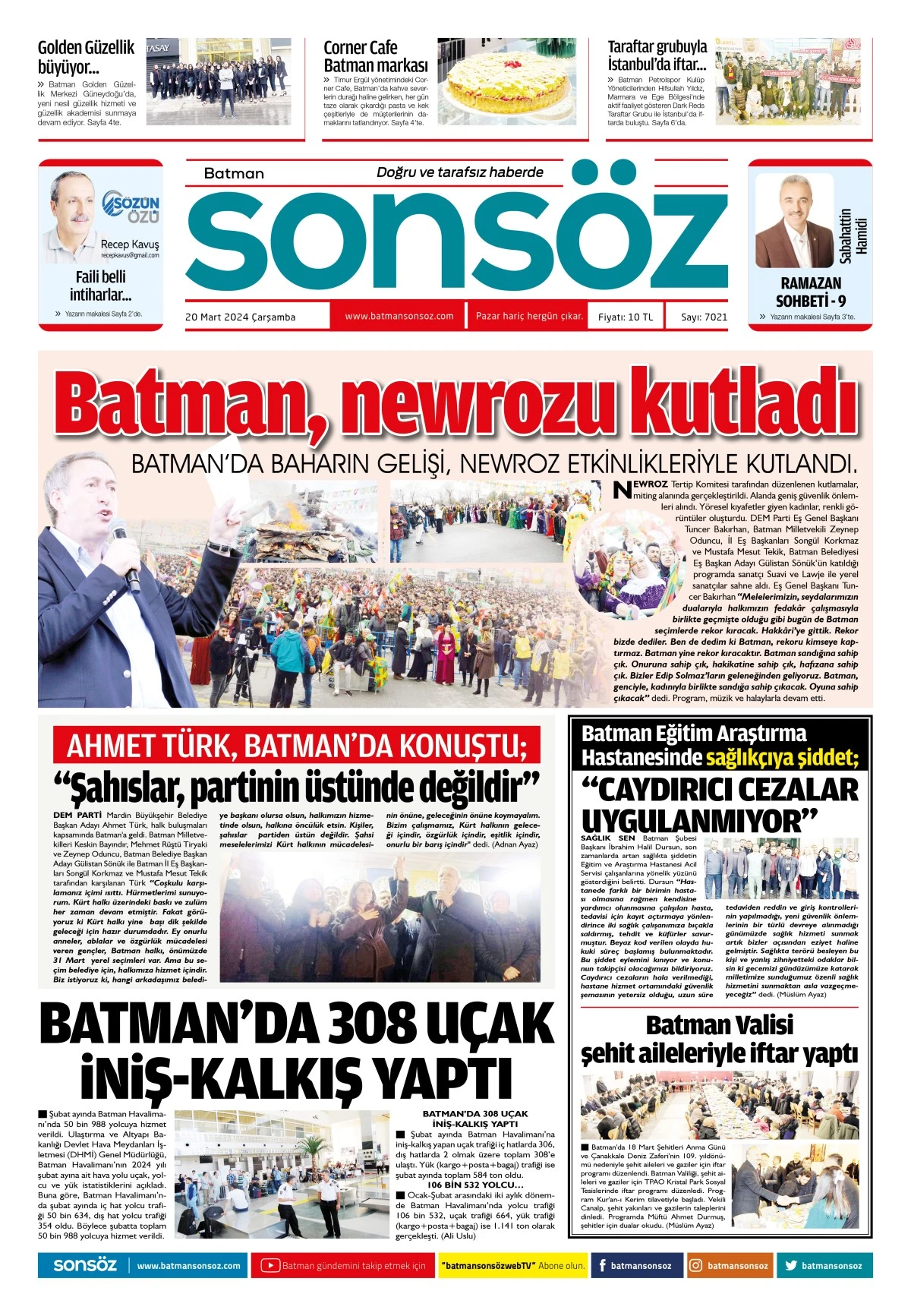 20 Mart 2024 e-gazete