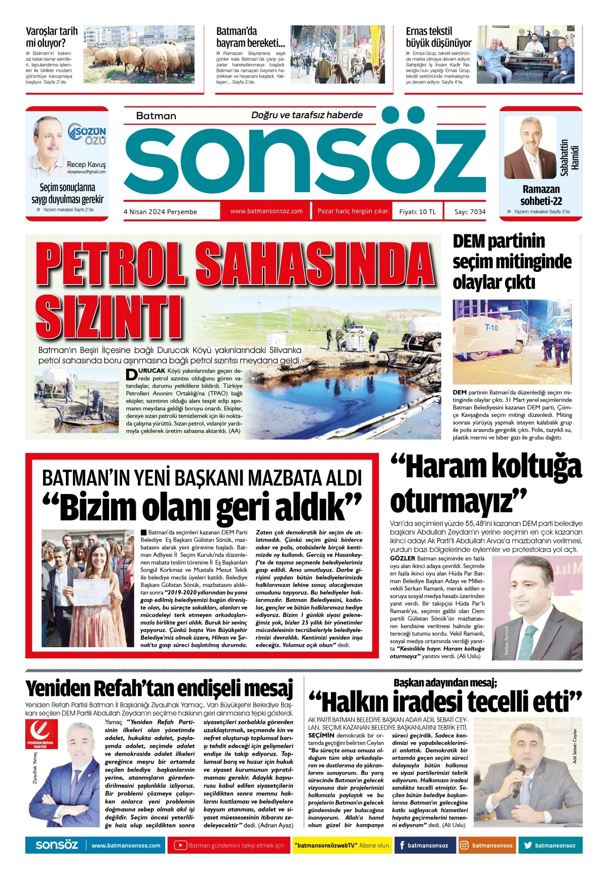 4 Nisan 2024 e-gazete