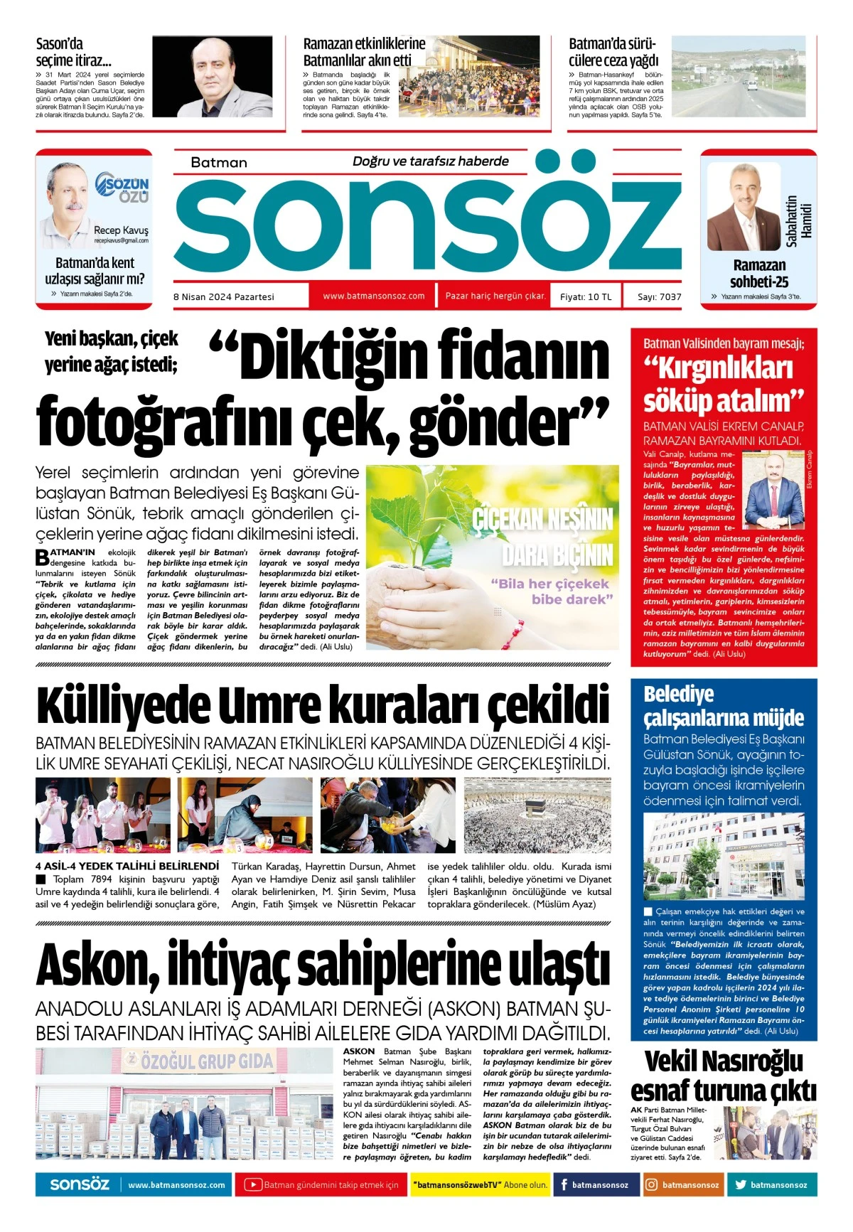 8 Nisan 2024 e-gazete