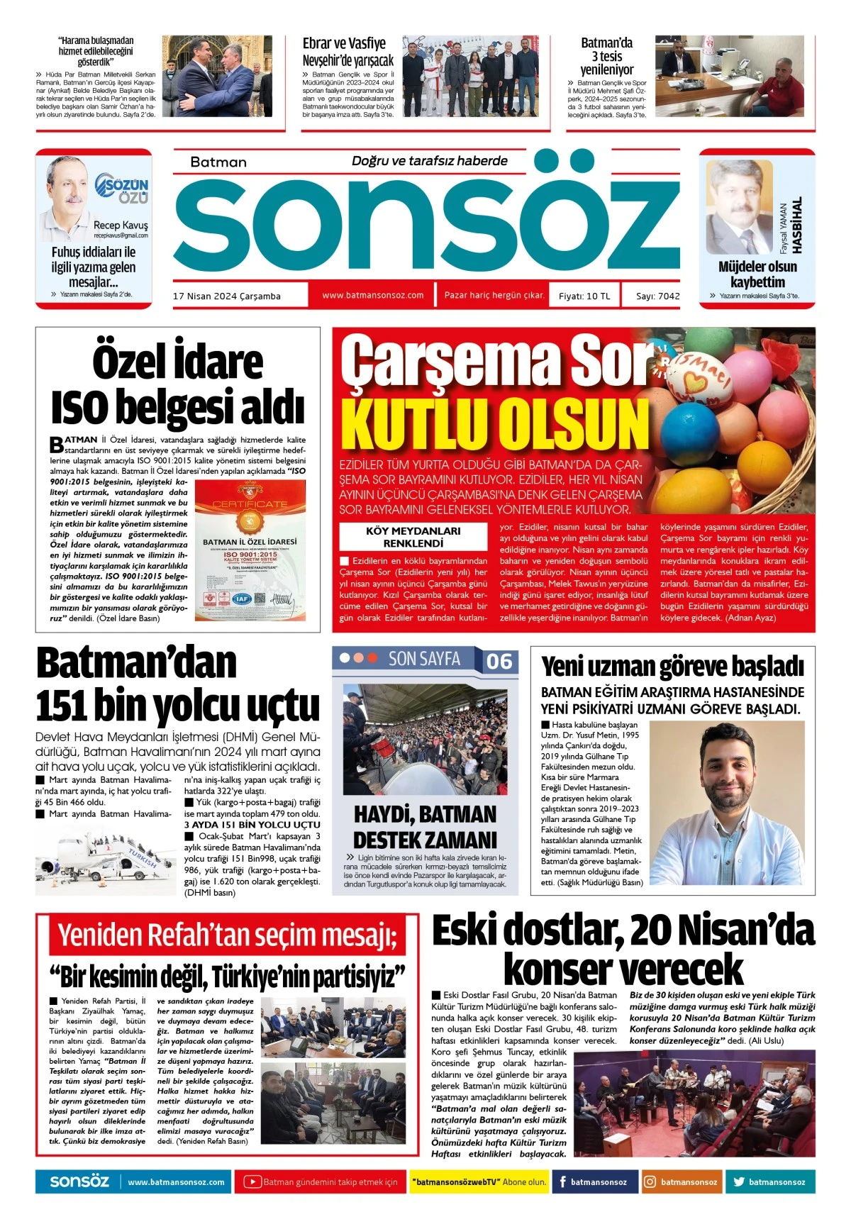 17 Nisan 2024 e-gazete