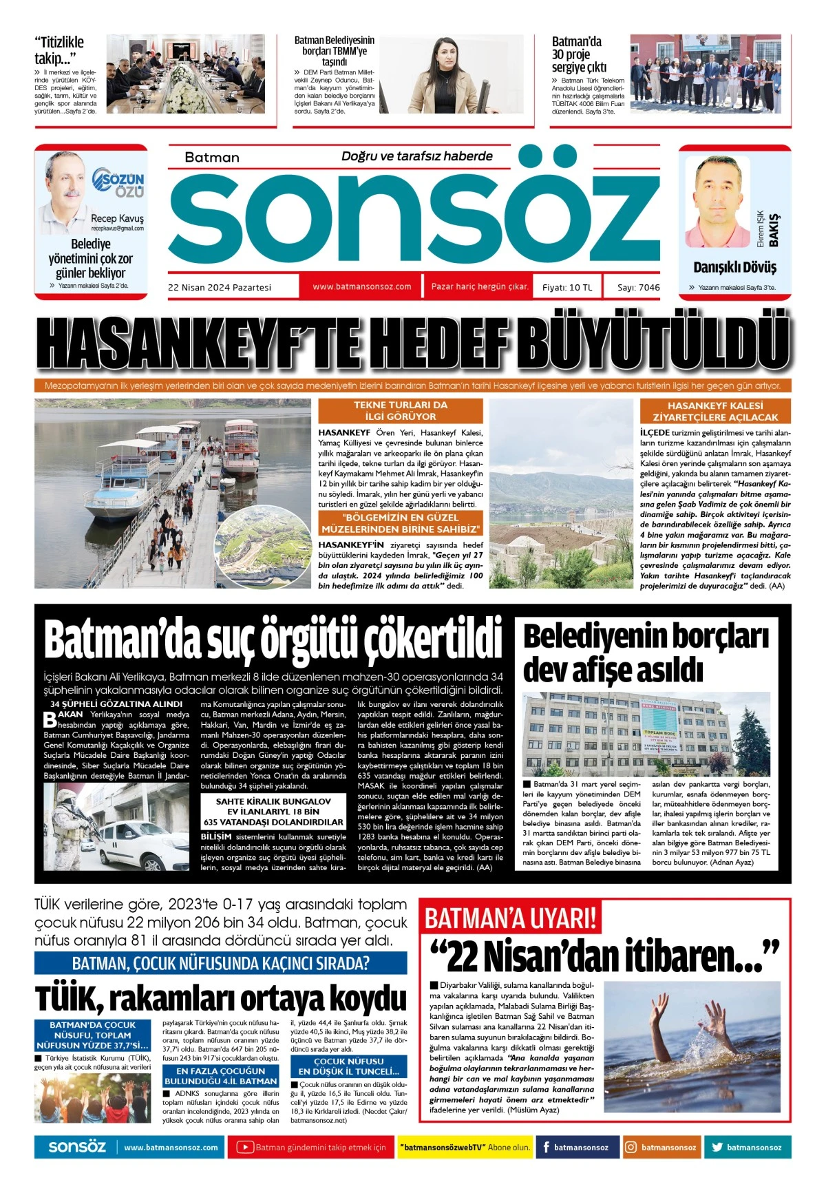22 Nisan 2024 e-gazete