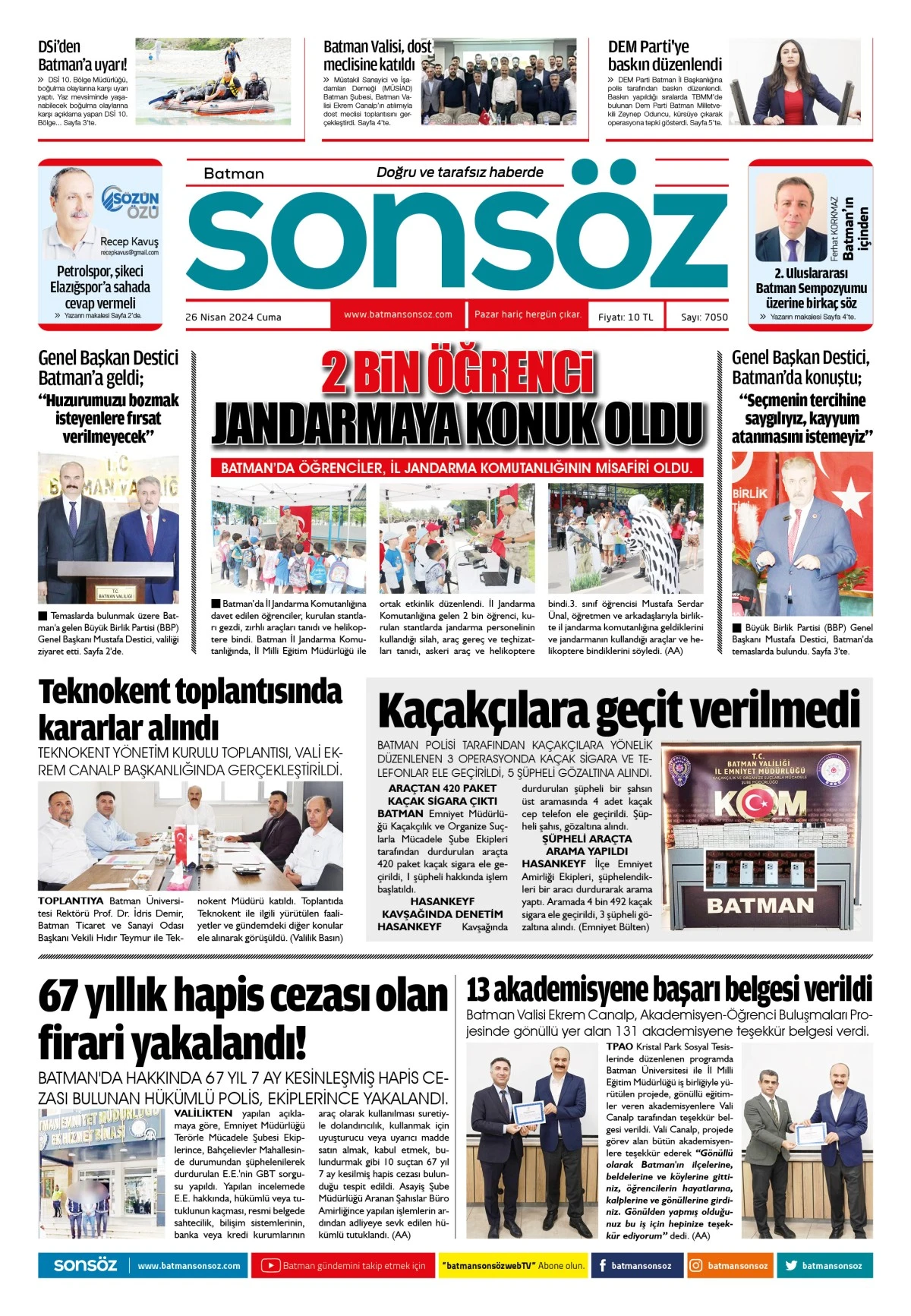 26 Nisan 2024 e-gazete