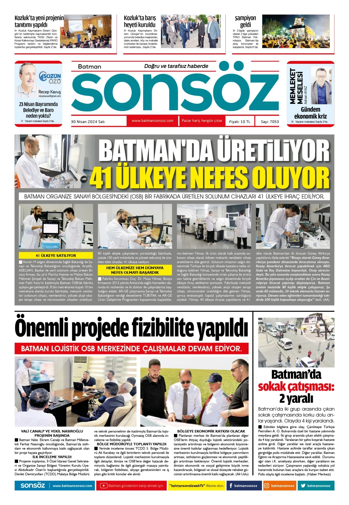 30 Nisan 2024 e-gazete