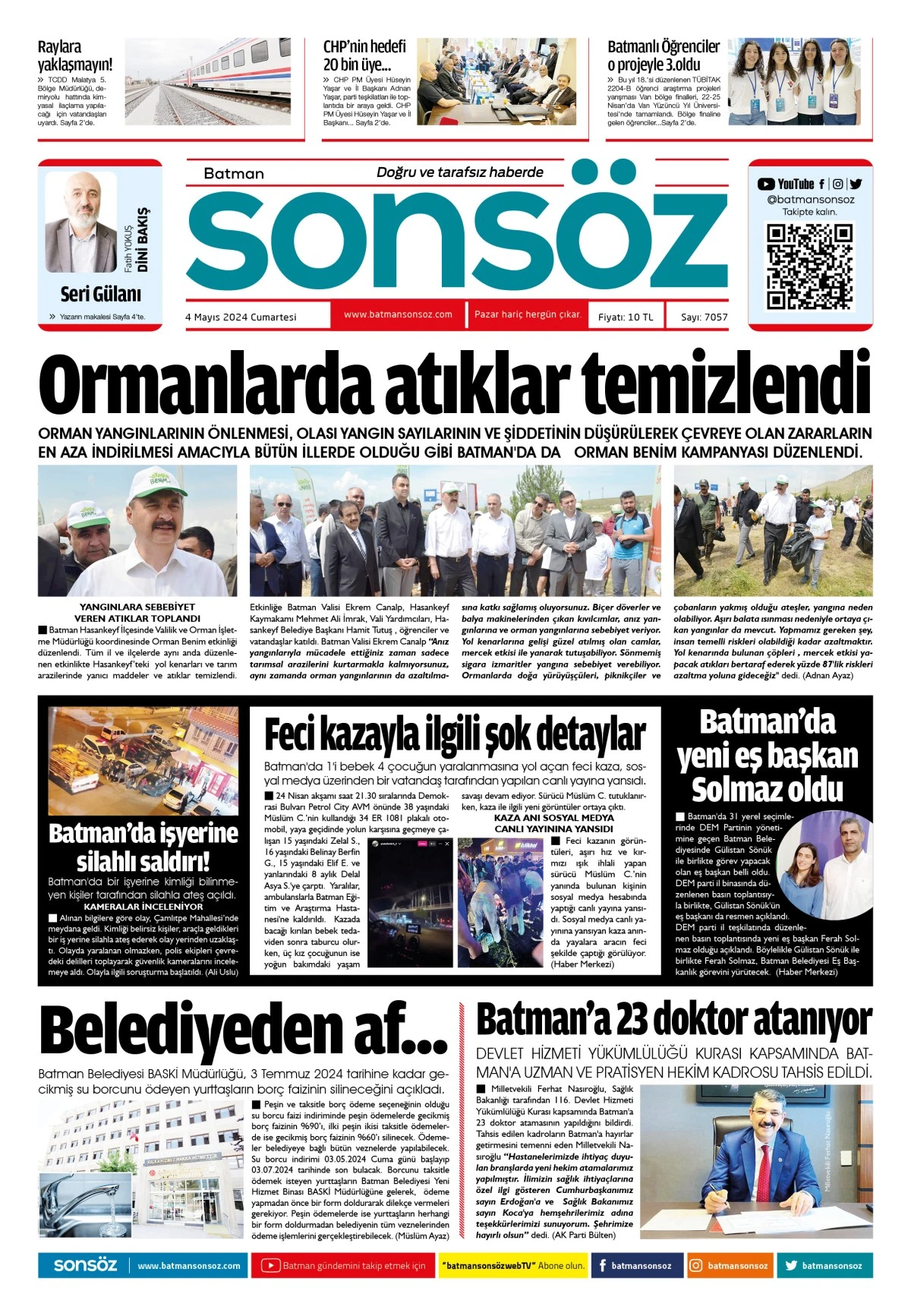 4 Mayıs 2024 e-gazete