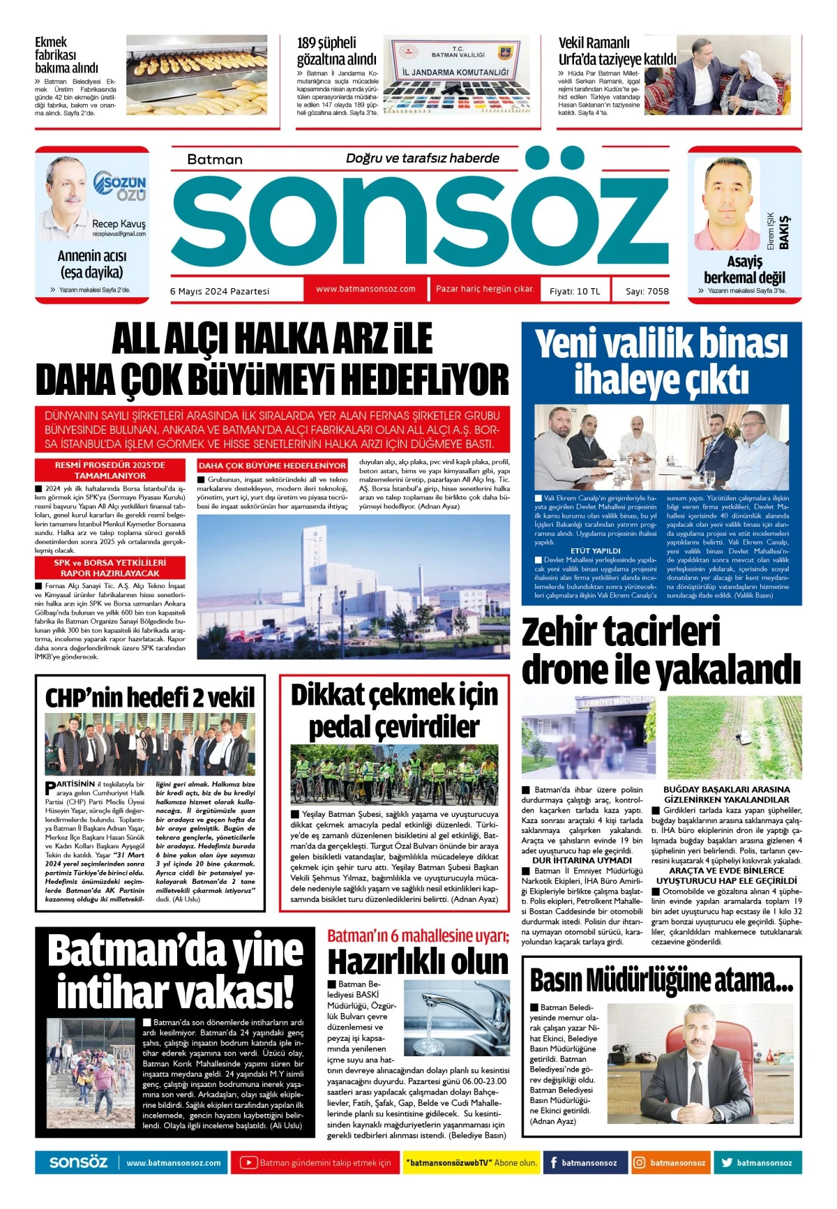 6 Mayıs 2024 e-gazete