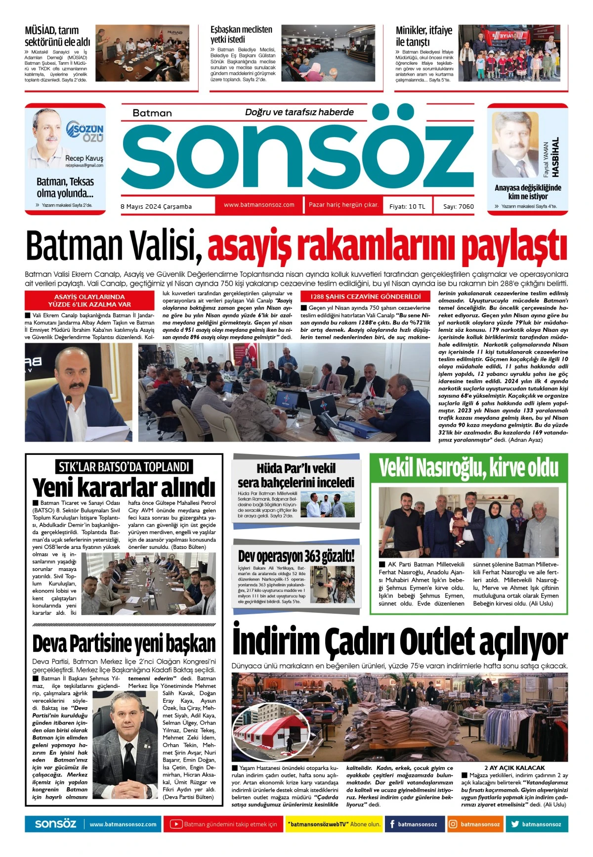 8 Mayıs 2024 e-gazete