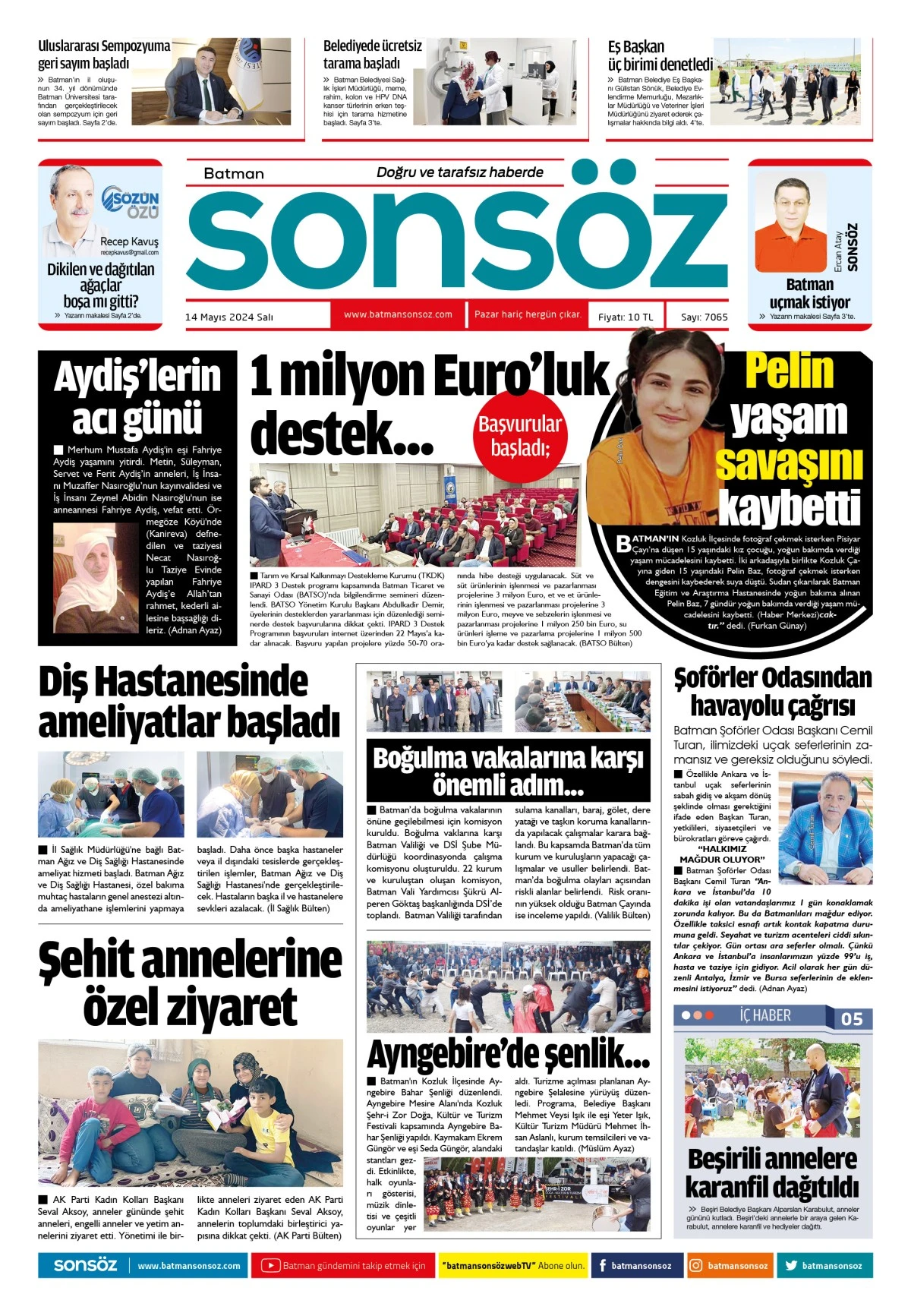 14 Mayıs 2024 e-gazete