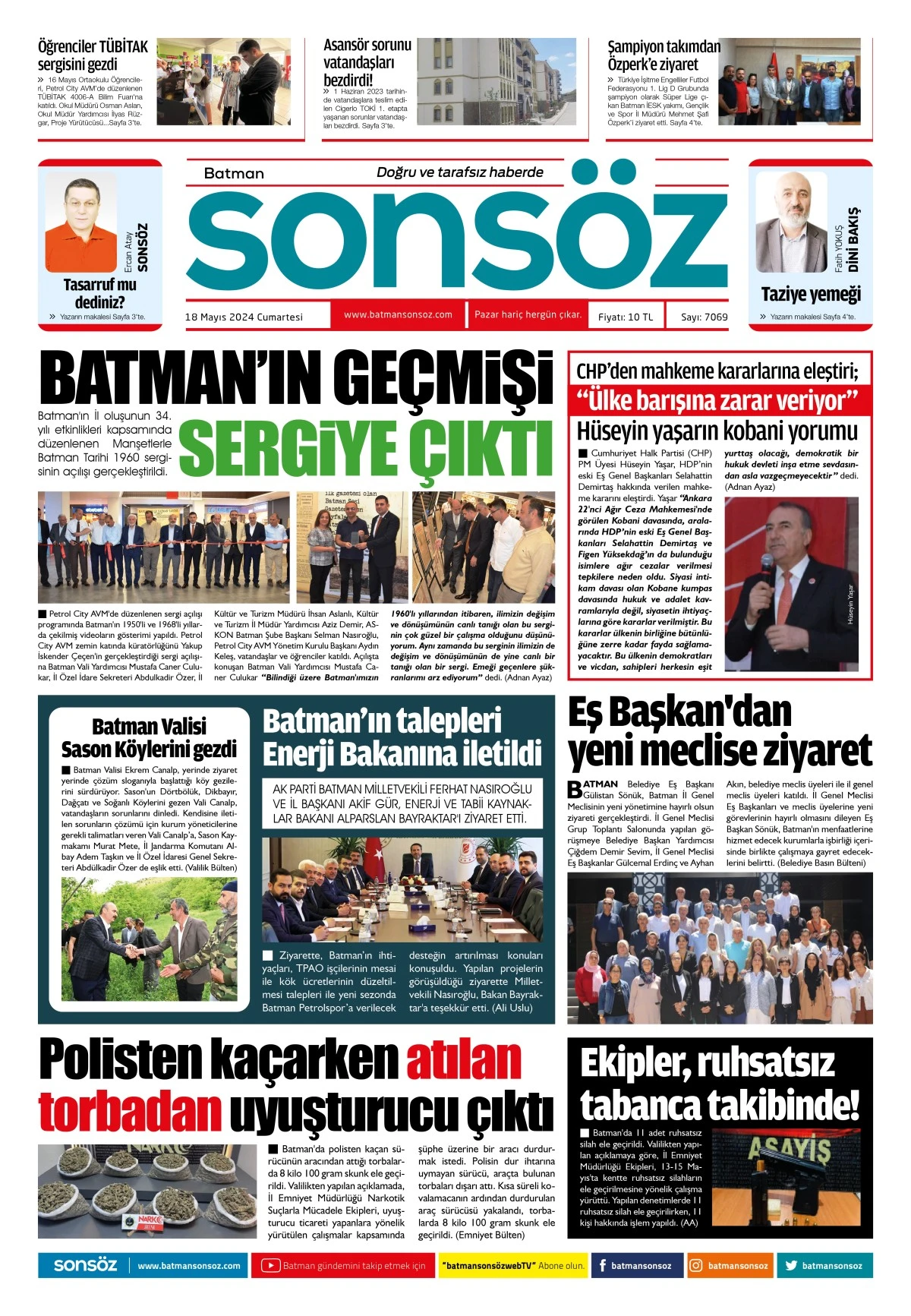 18 Mayıs 2024 e-gazete