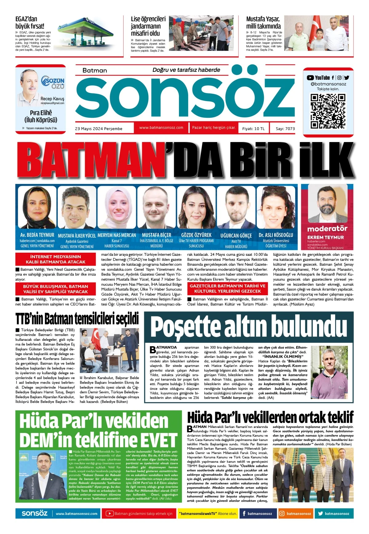 23 Mayıs 2024 e-gazete