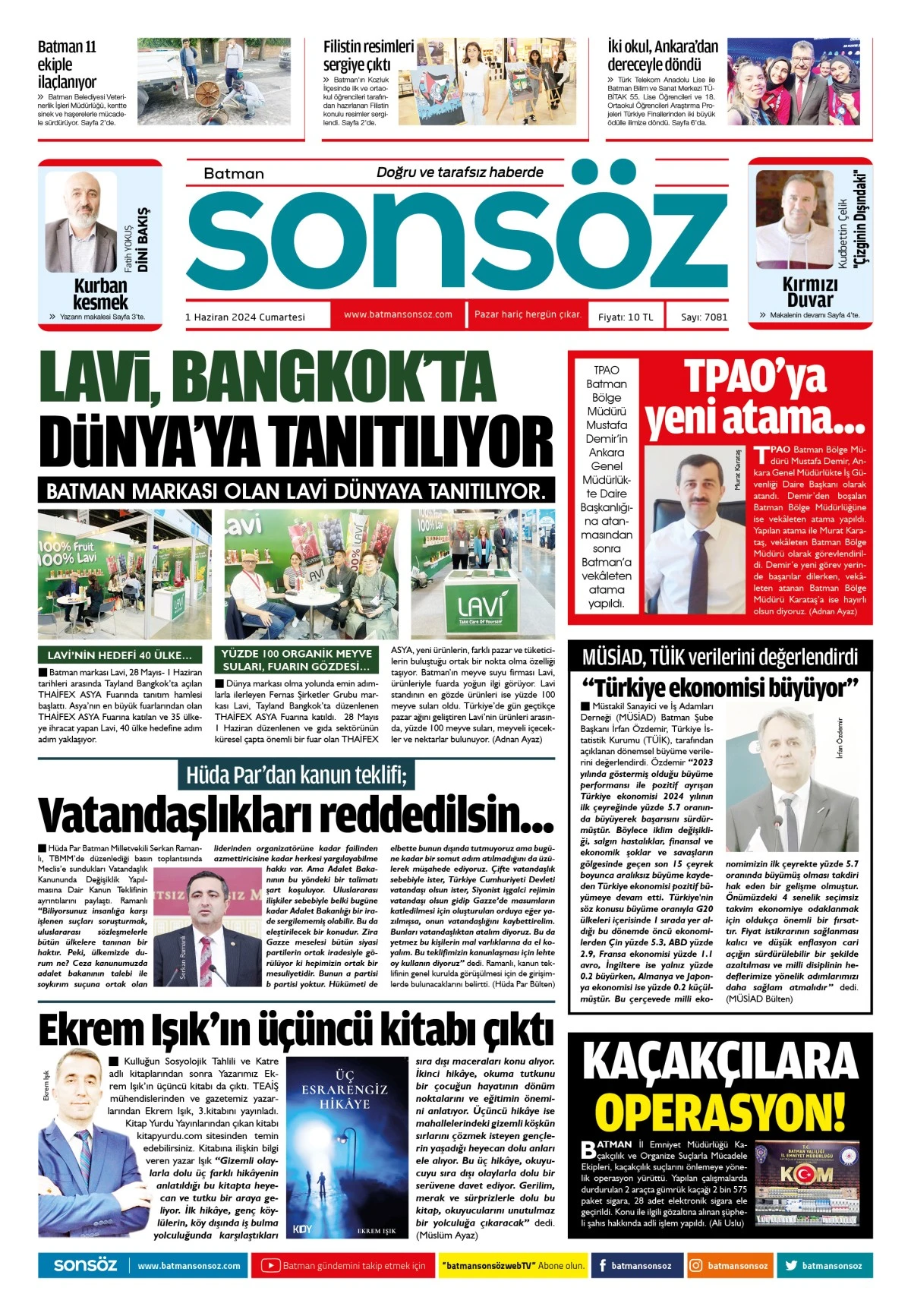 1 Haziran 2024 e-gazete