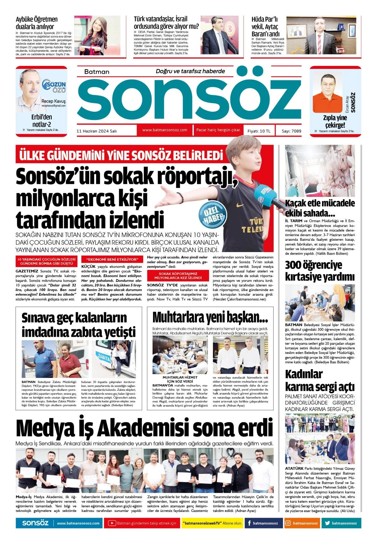 11 Haziran 2024 e-gazete