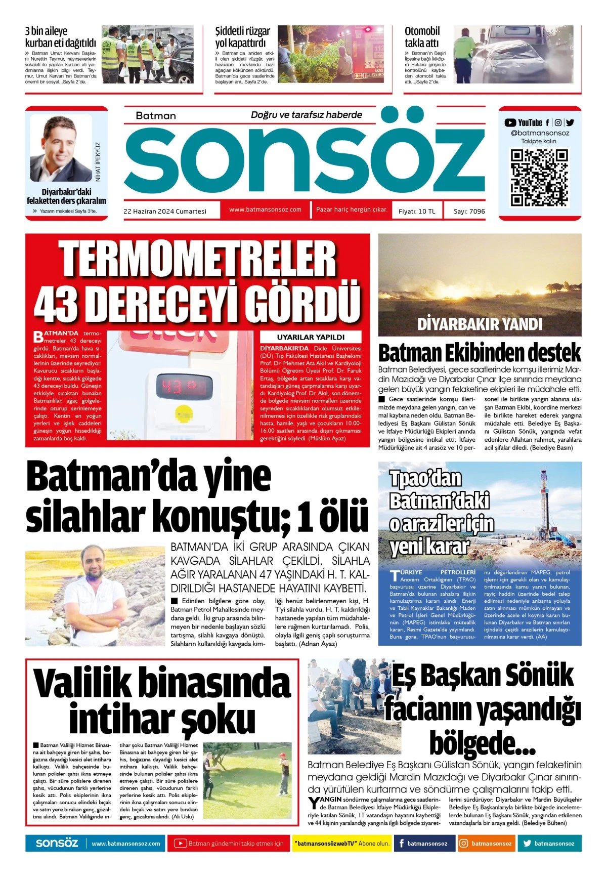 22 Haizran 2024 e-gazete