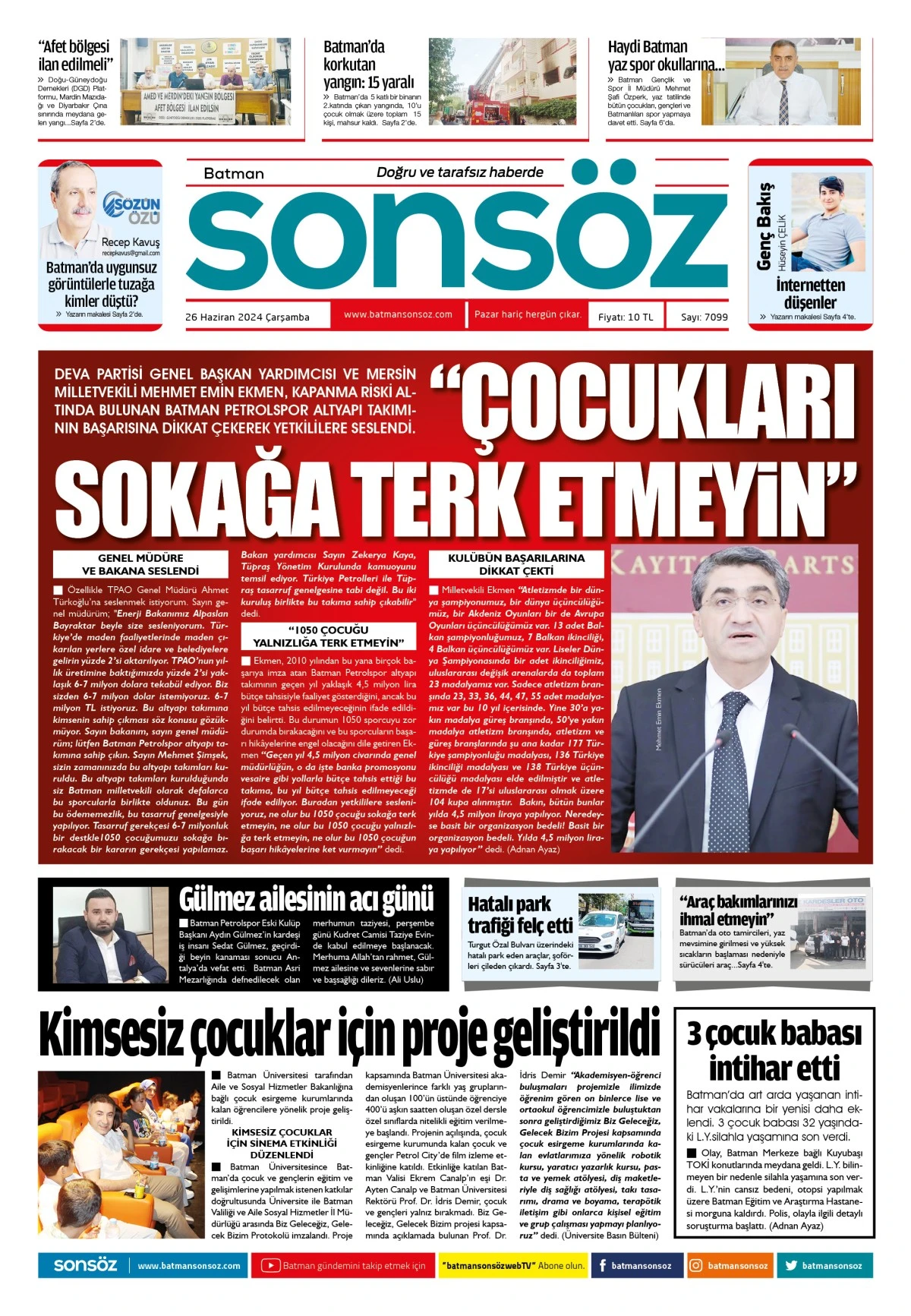 26 Haziran 2024 e-gazete