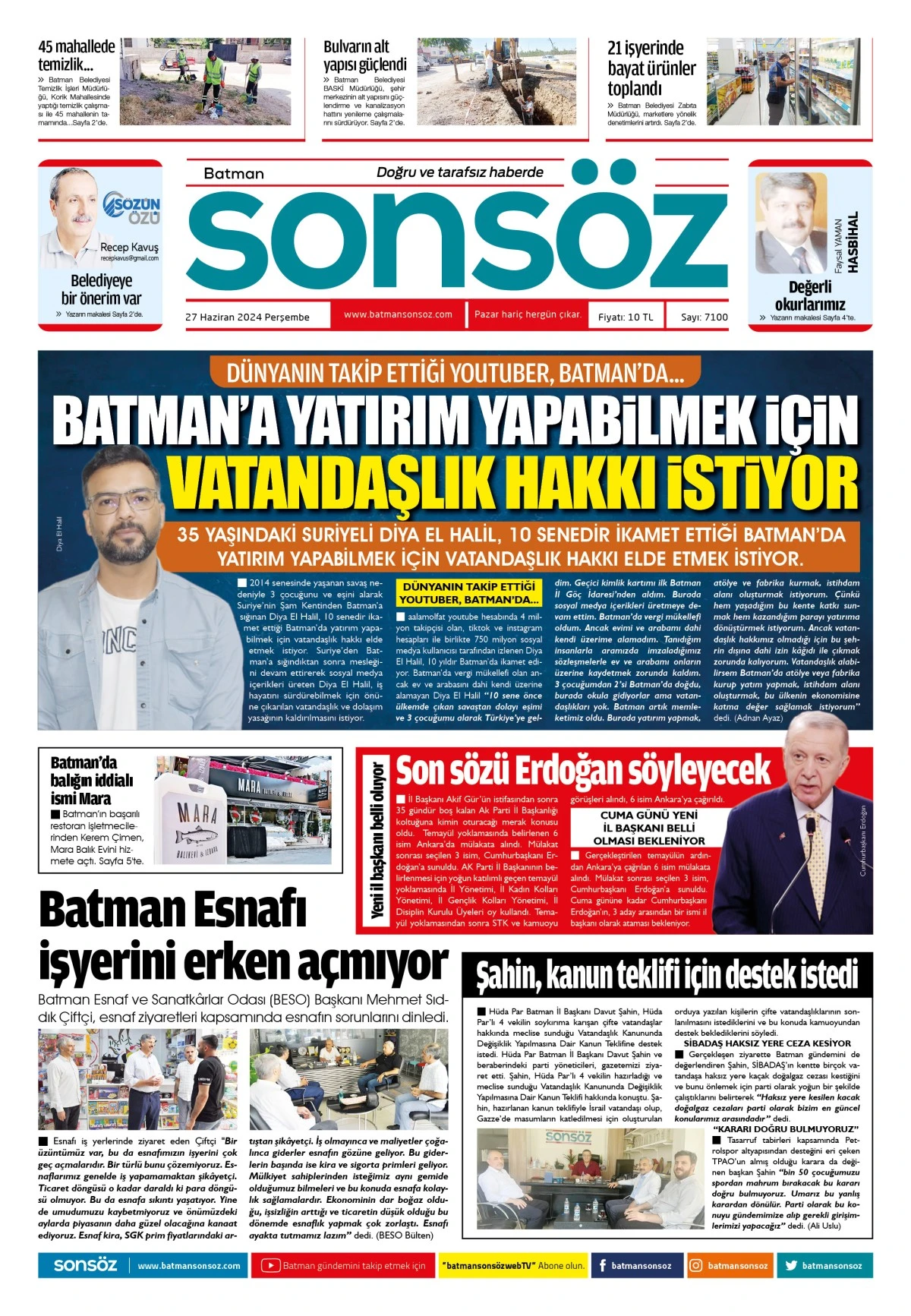27 Haziran e-gazete 