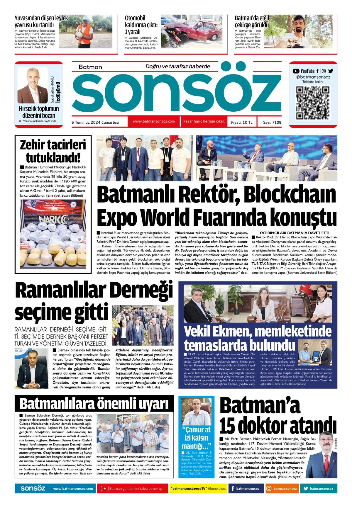 6 Temmuz 2024 e-gazete