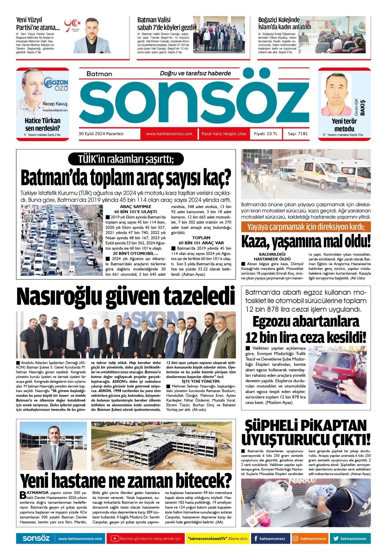 30 Eyl&uuml;l 2024 e-gazete