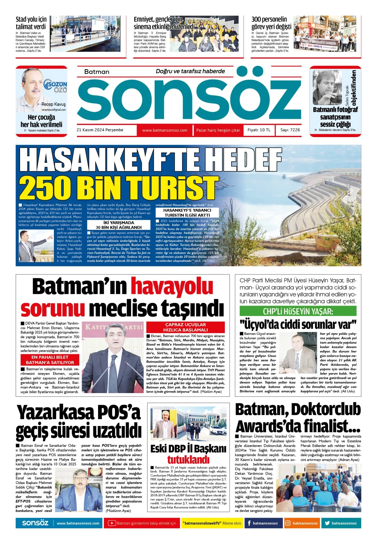 21 Kasım 2024 e-gazete