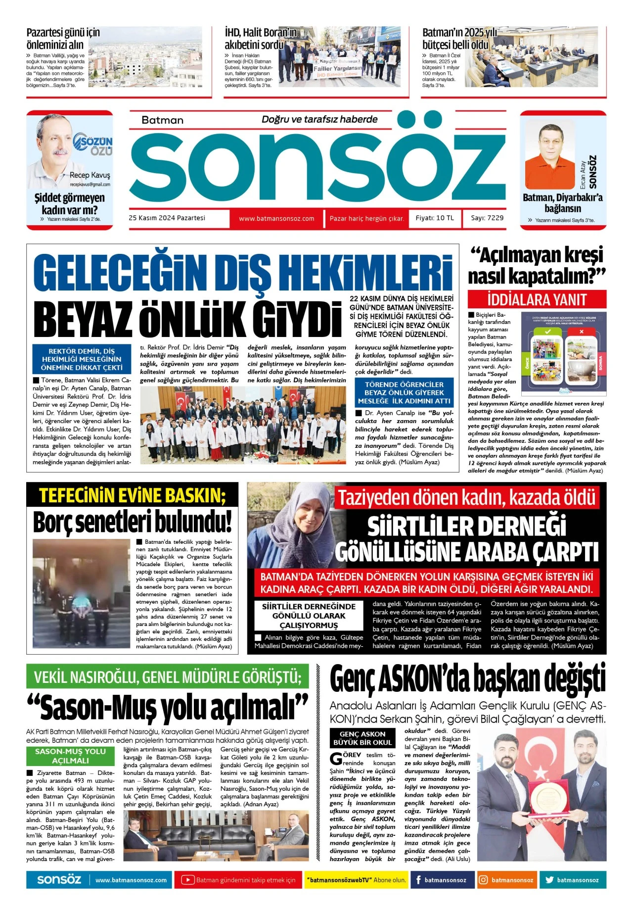 25 Kasım 2024 e-gazete