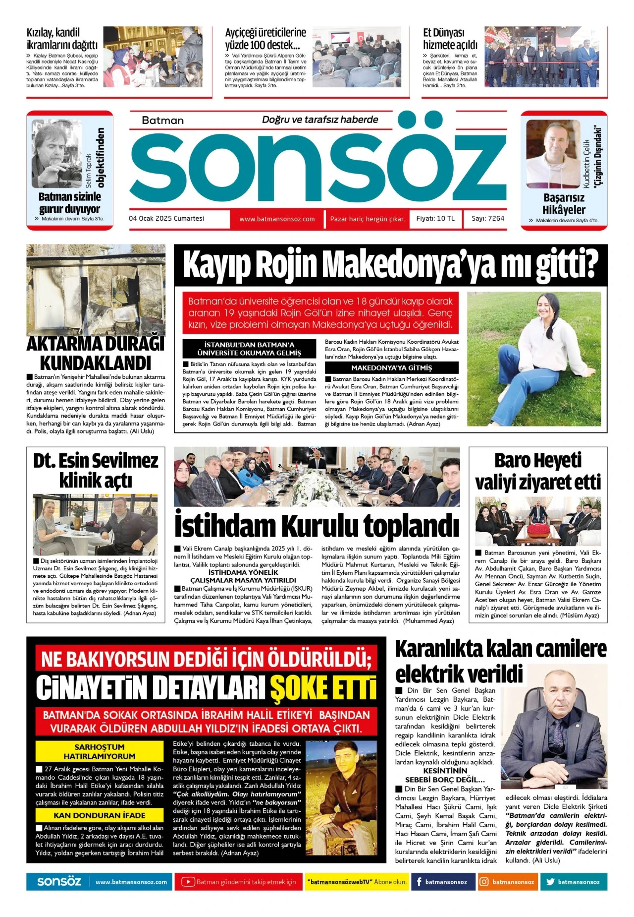 4 Ocak 2025 e-gazete