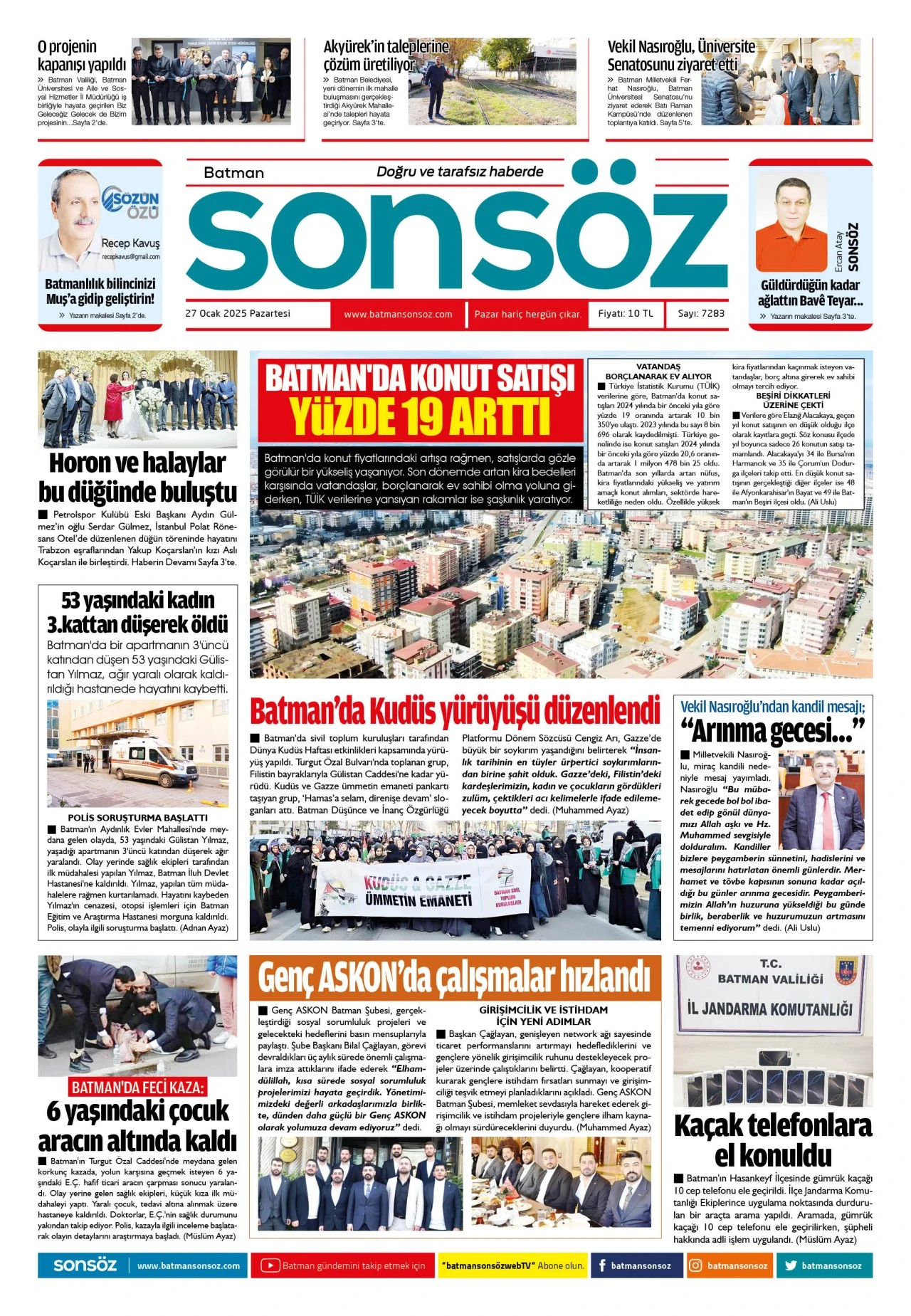 27 Ocak 2025 e-gazete