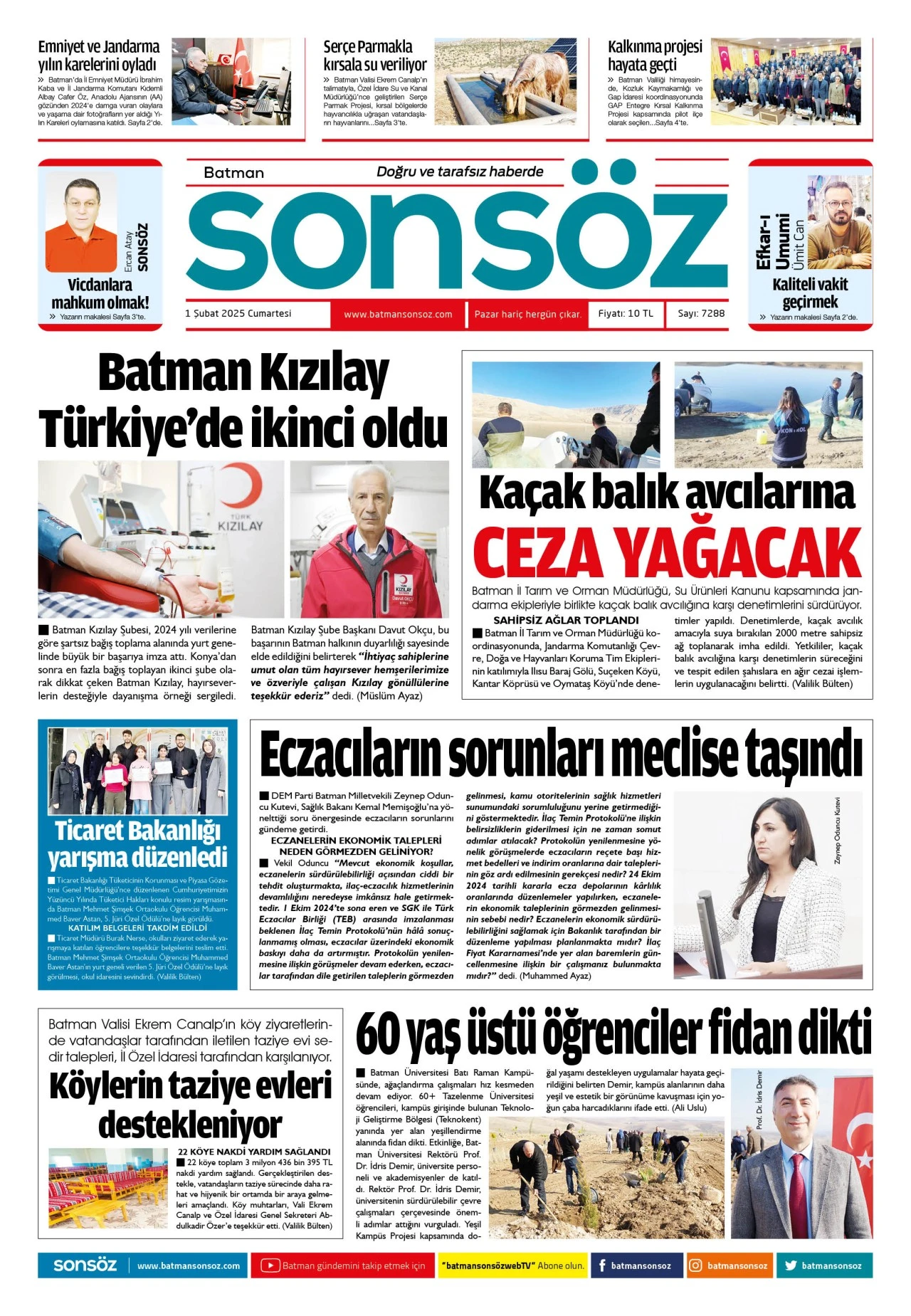 1 Şubat 2025 e-gazete