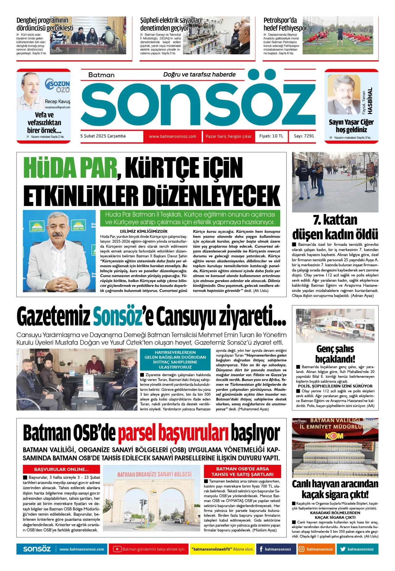 5 Şubat 2025 e-gazete