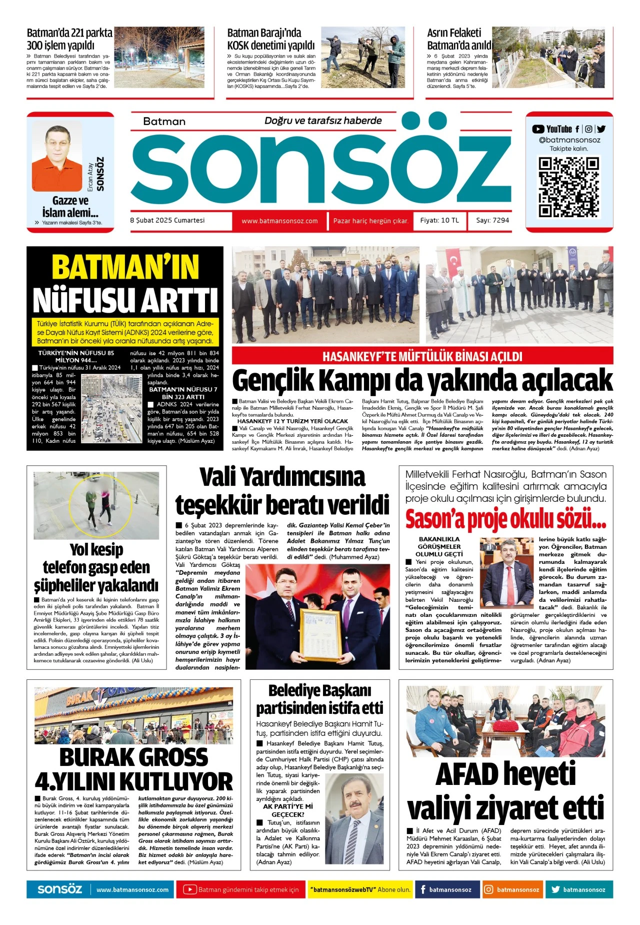 8 Şubat 2025 e-gazete