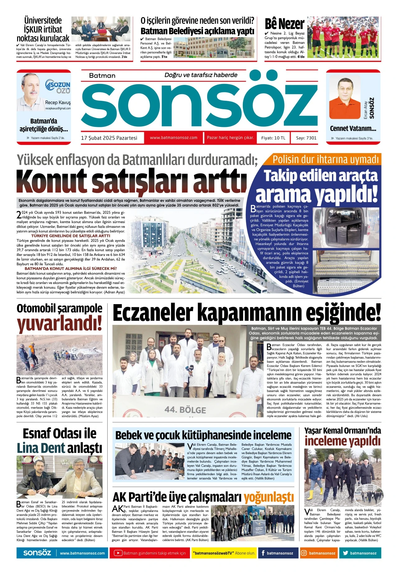 17 Şubat 2025 e-gazete