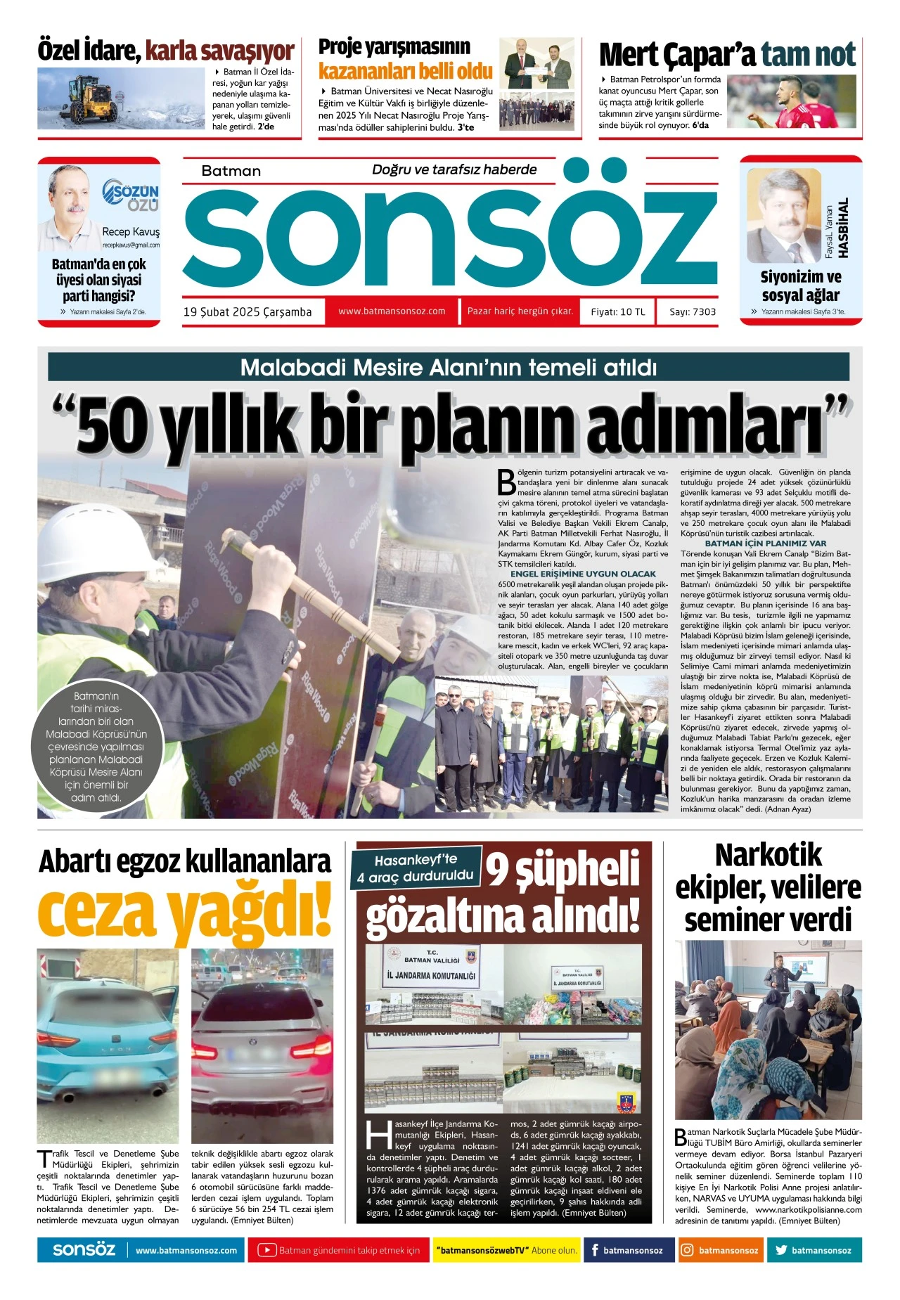 19 Şubat 2025 e-gazete