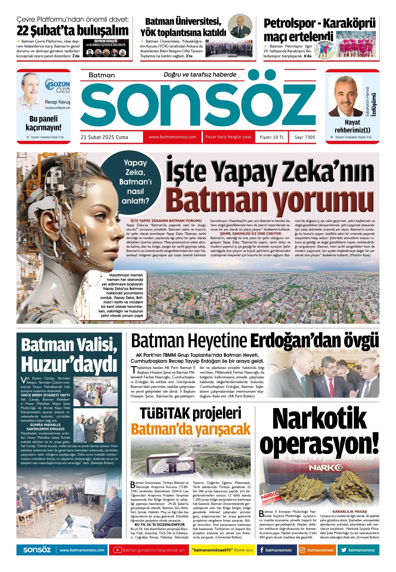 21 Şubat 2025 e-gazete