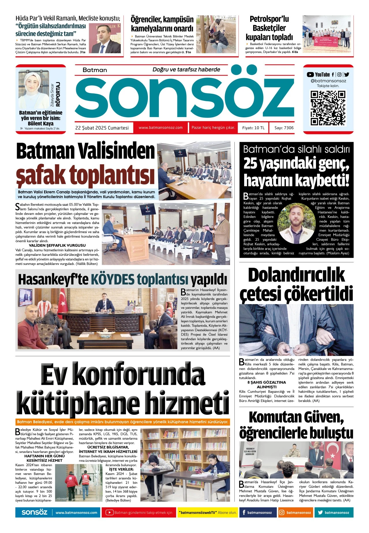 22 Şubat 2025 e-gazete