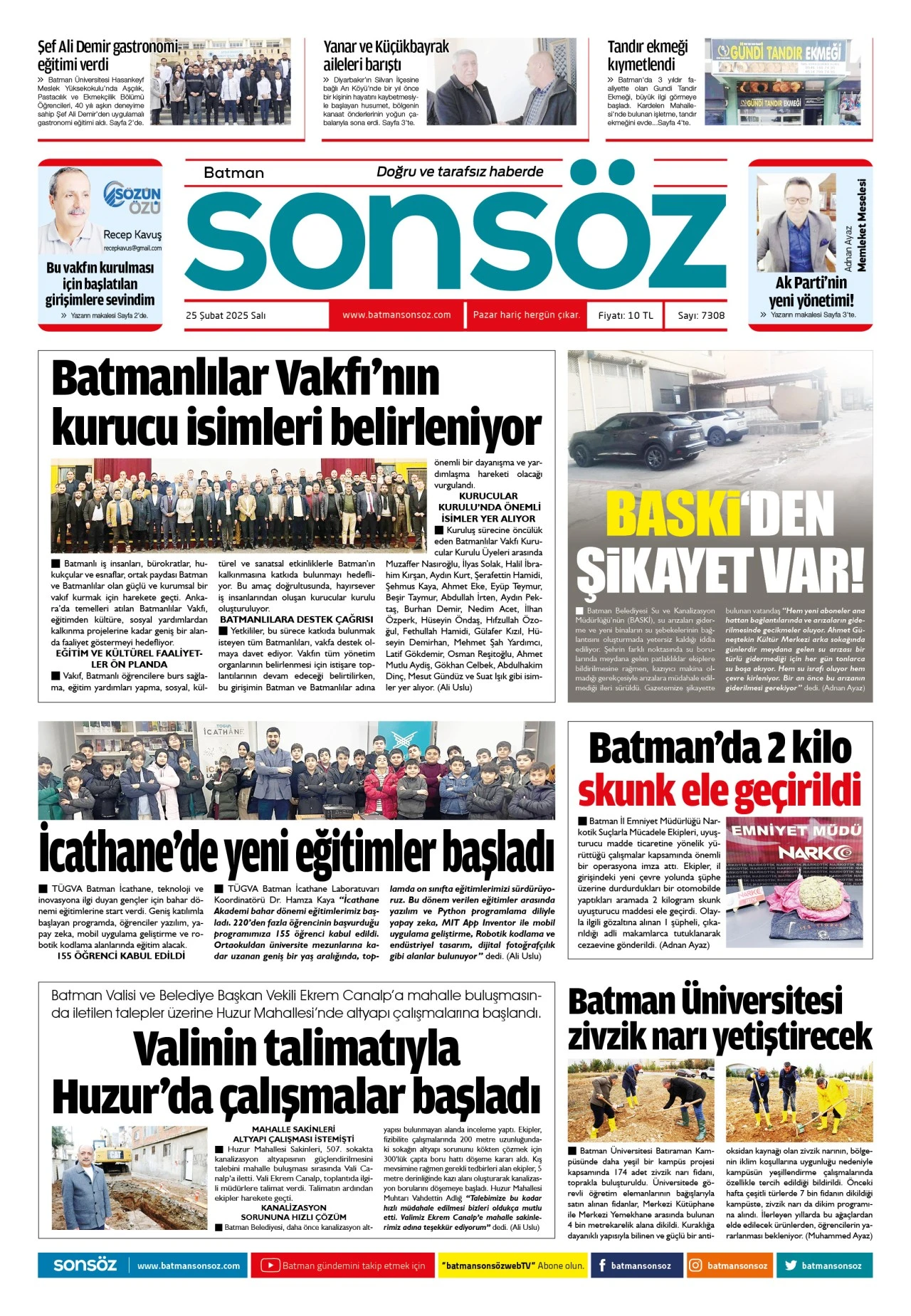 25 Şubat 2025 e-gazete