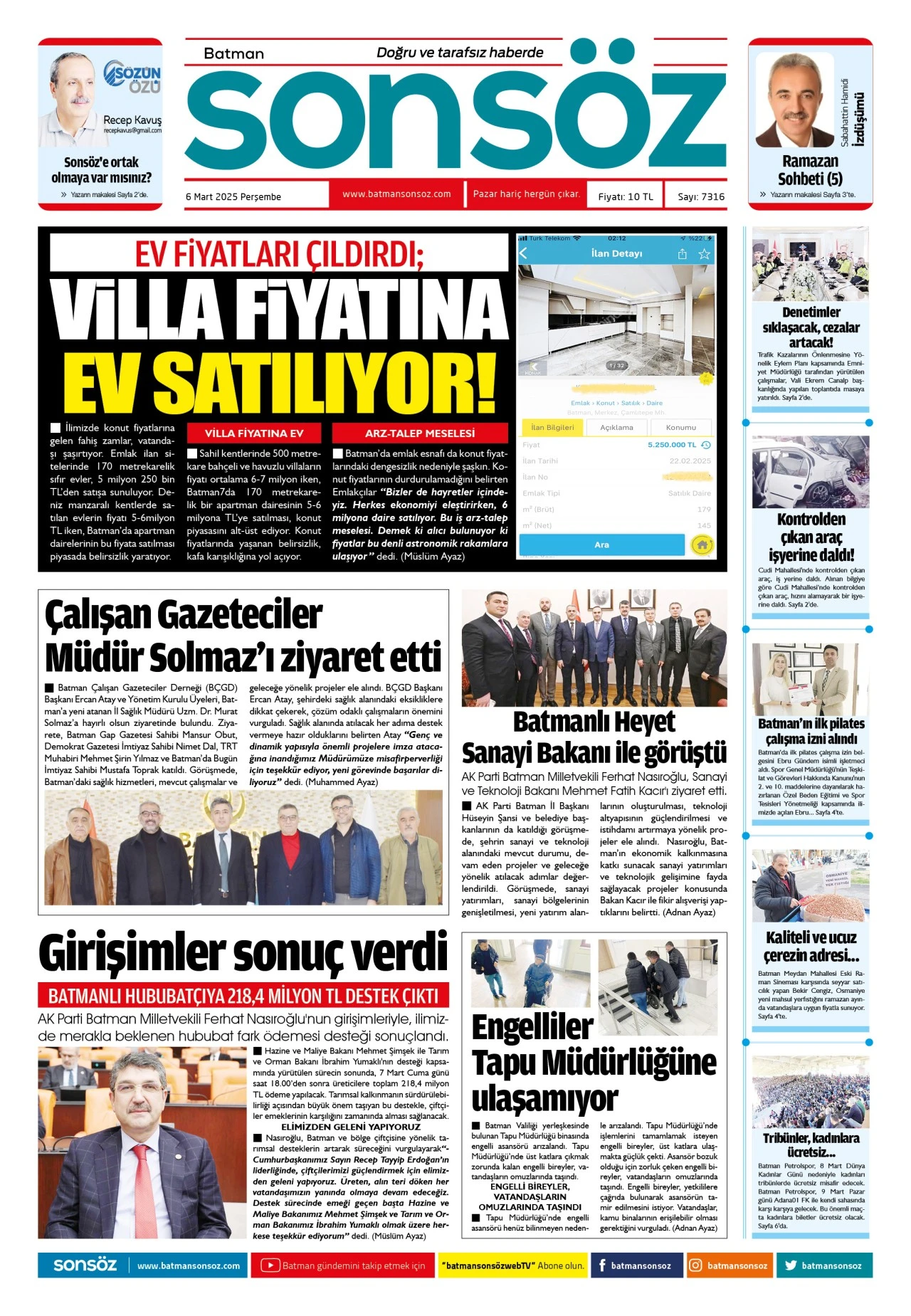 6 Mart 2025 e-gazete