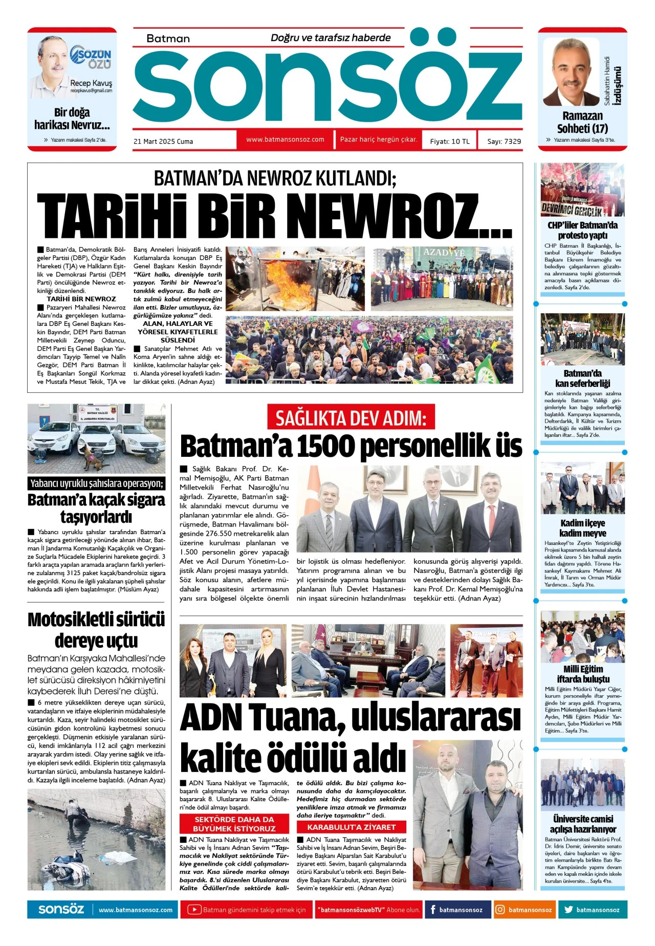 21 Mart 2025 e-gazete