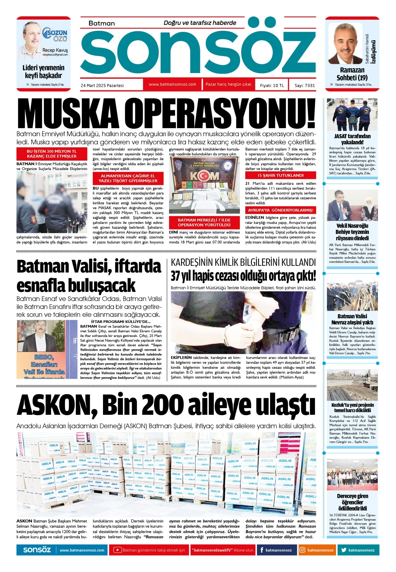 24 Mart 2025 e-gazete