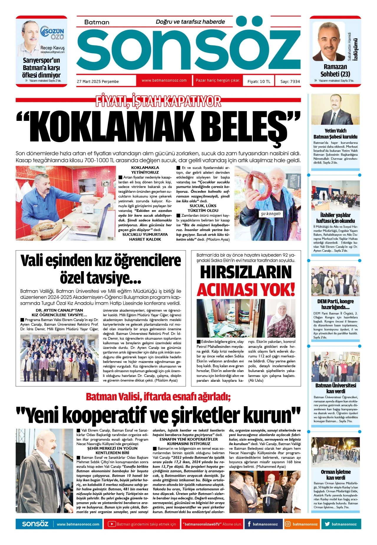 27 Mart 2025 e-gazete