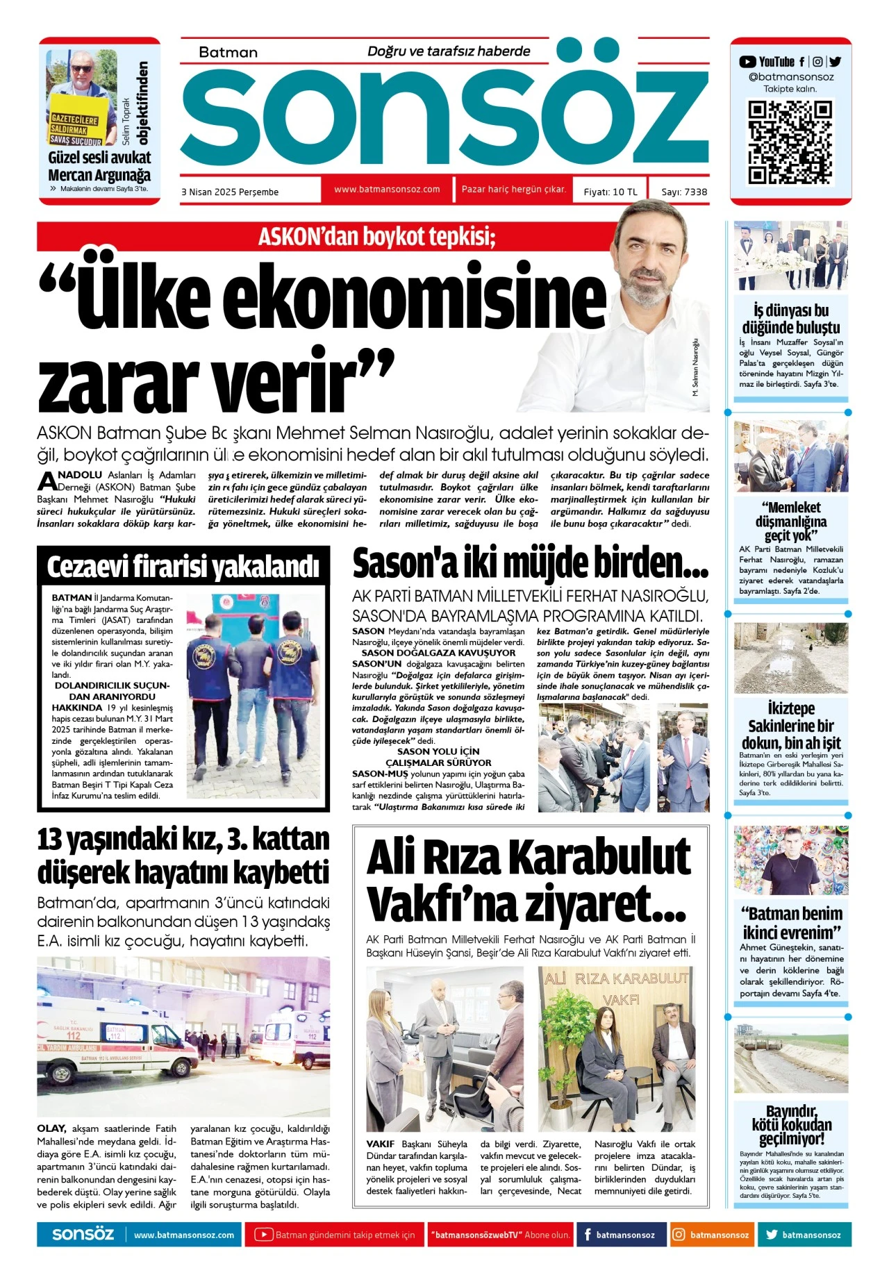 3 Nisan 2025 e-gazete