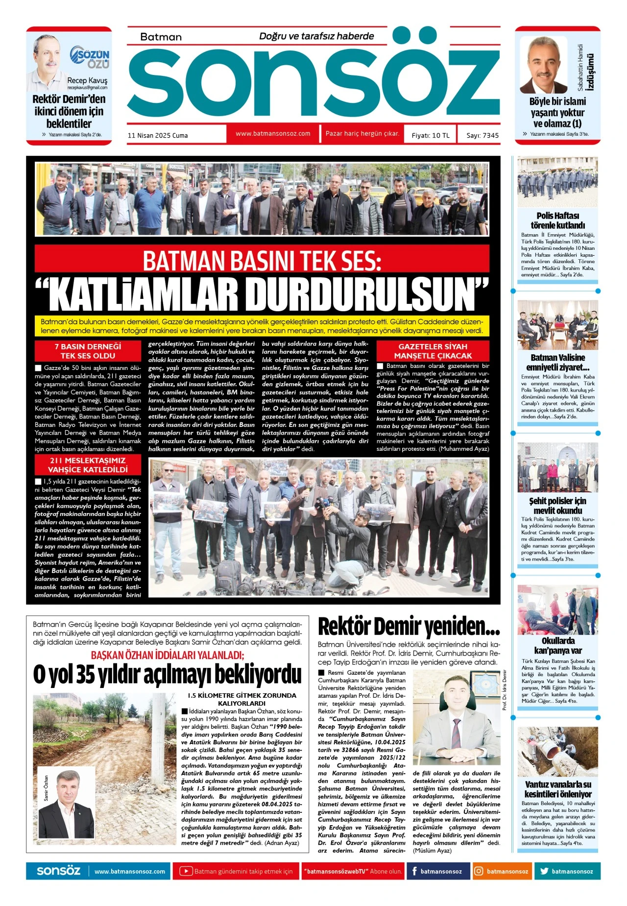 11 Nisan 2025 e-gazete